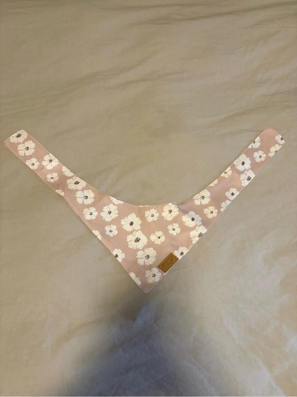 Pink Floral Bandana for dogs